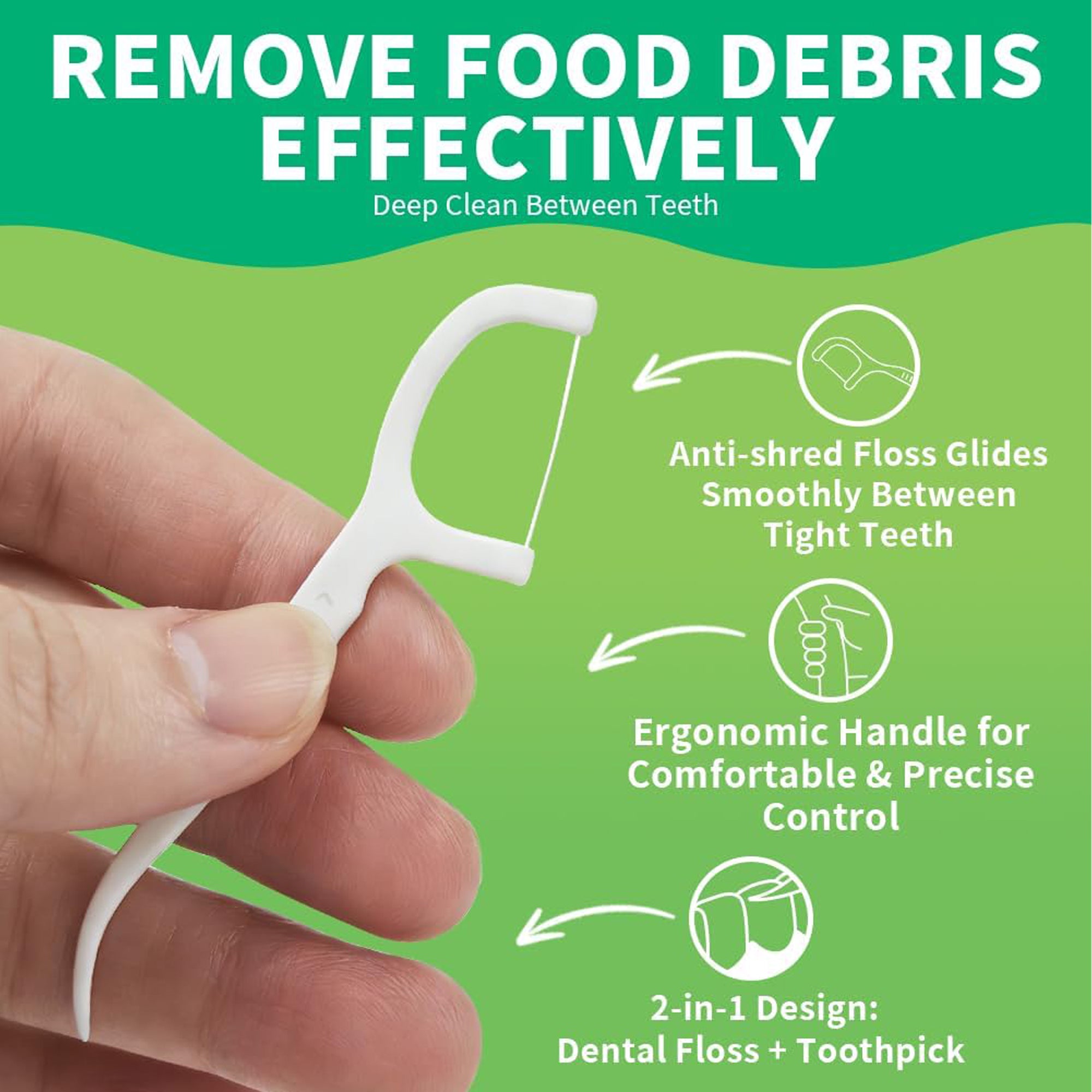 Dental Floss Picks Single