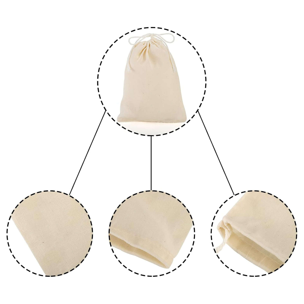 Cotton Drawstring Bag