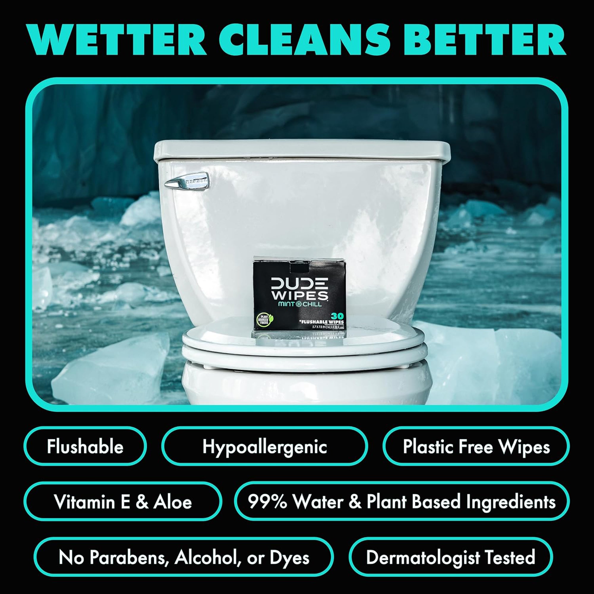 DUDE Wipes - Flushable
