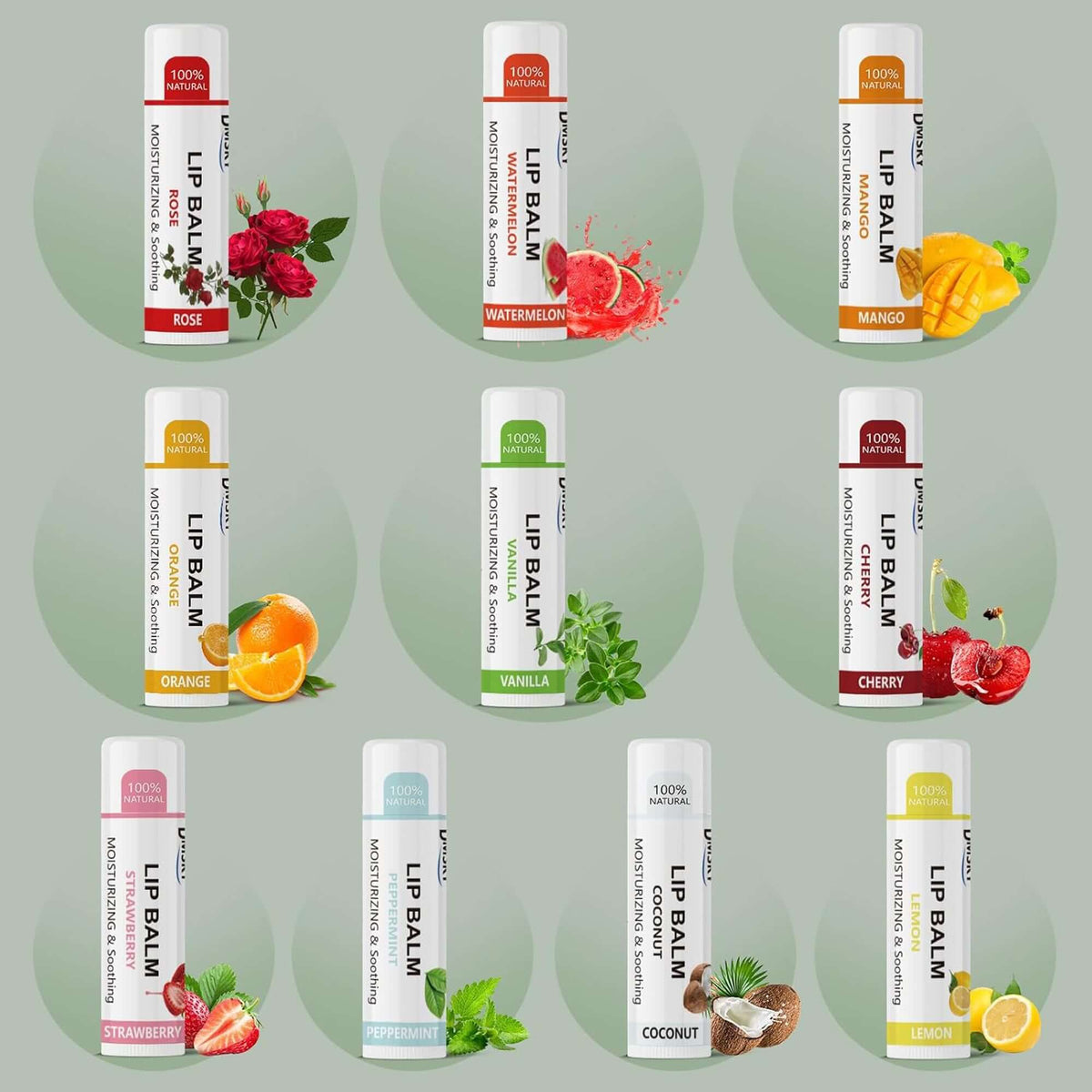 Fruit Lip Balm Flavors