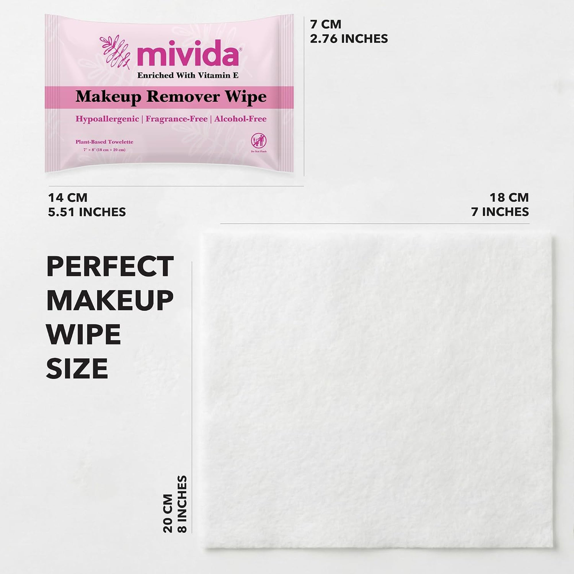 Makeup Remover Wipe Size
