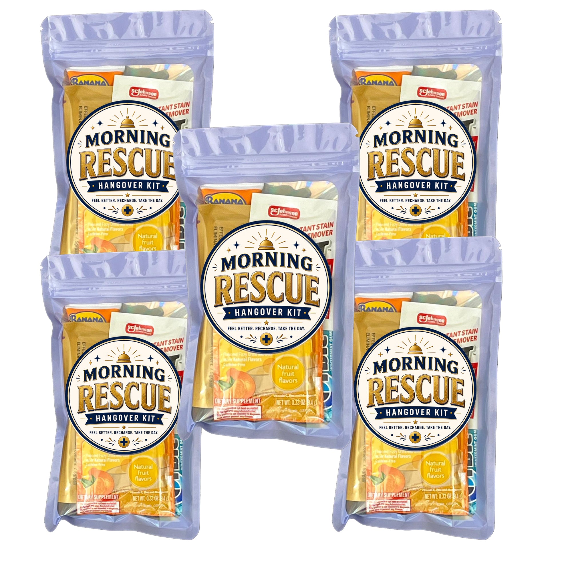 Morning Rescue Hangover Kit - 5 Pack